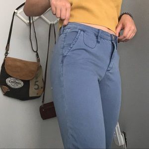 Blue Chino Pants from Anthropologie
